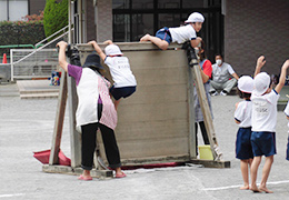 運動発表会の練習（年長）